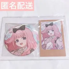 にじさんじ 宇志海いちご さんの2025 誕生日グッズ 缶バッジ＆チェキ風カード 宇志海いちご にじさんじ 誕生日 缶バッジ チェキ セット 2025 グッズ