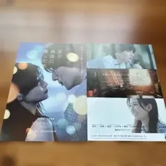 君が最後に遺した歌 パンフレット、チラシ