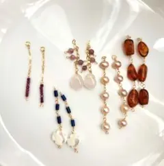 [70] ハンドメイ 天然石 チャーム