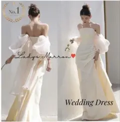 【Ladys Marron】 前撮りウェディングドレス花嫁