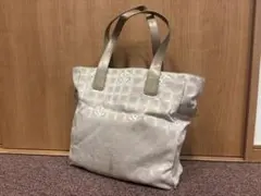 シャネル　ニュートラベルライン　トートGM　ナイロン×レザー　バック ベージュ