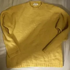j.crew ローゲージウールセーター XL イエロー