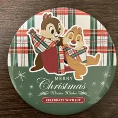 チップアンドデール　クリスマス　限定　缶バッジ