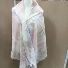 綿100% スカーフ 多色模様