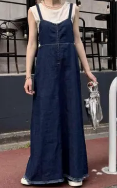 ⭐︎値下げ中⭐︎チャオパニックティピー　デニムキャミワンピース