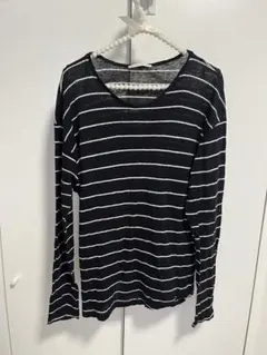 ZARA ボーダー　トップス　M