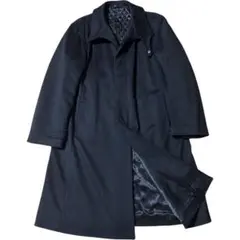 ARMANI COLLEZIONI ウール ステンカラーコート ブラック 44