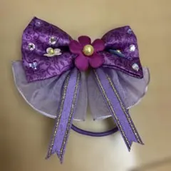 東京ディズニーリゾート ヘアゴム 紫　塔の上のラプンツェル