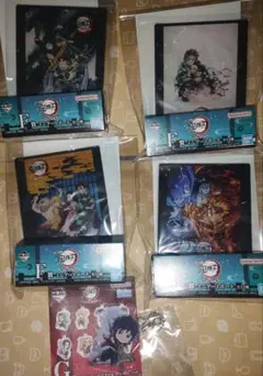 一番くじ鬼滅の刃 f賞ミニアートボード4種類G賞キャラアクリルチャーム冨岡義勇