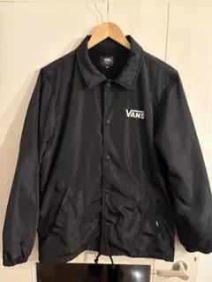 vans バンズ　コーチジャケット裏ボア　サイズM ナイロンジャケットブラック黒