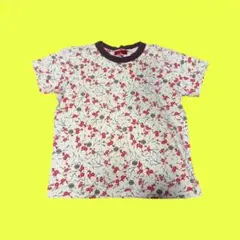 YAMANE EVISU エビス　半袖Tシャツ　梅柄　総柄　38サイズ