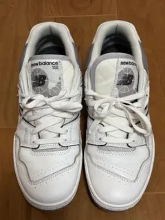 【ニューバランス550】 ホワイト×グレー