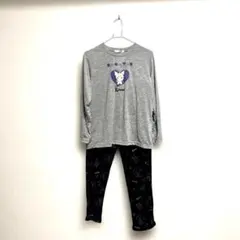 クロミ ルームウェア パジャマ 上下セット M サンリオ 新品　グレー×ブラック