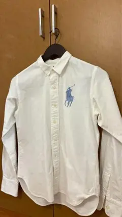 【限定値引き‼️】Ralph Lauren シャツ長袖 ホワイトSレディース