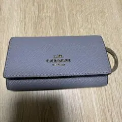 COACH キーケース 水色