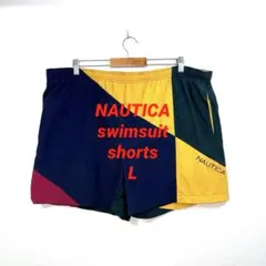 NAUTICA ノーティカ　水着　ショーツ　半ズボン　　半パン　L マルチカラーのサムネイル