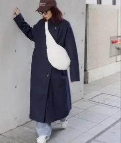 新品 Auntie Rosa Holiday スタンドカラー3WAYロングコートのサムネイル