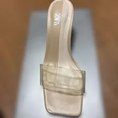 ZARA クリアストラップサンダル 37