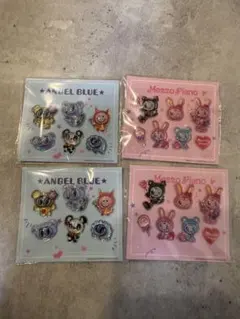 セブン限定 ナルミヤキャラクターズオリジナルぷっくりシール4枚セット