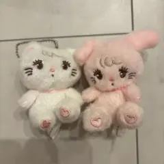 mikko charactersムースとキャミー ぬいぐるみマスコット２点セット