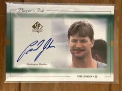Brad Johnson NFL 直筆サインカード Redskins