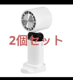 4WAY【-20℃瞬間冷却】 冷却プレート 携帯扇風機 ハンディファン2個セット