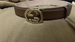 GUCCI Interlocking G Belt "Brown"のサムネイル