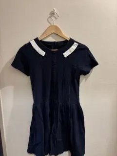 ⭐︎韓国子ども服⭐︎ネイビー 半袖 ワンピース