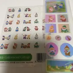 リトルコットンウッドコテージ シール2シートセット　90年代　サンリオ