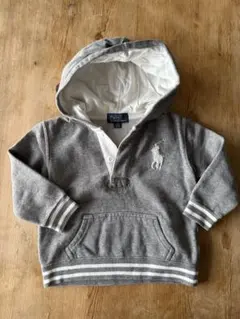 Polo by Ralph Lauren フード付きトレーナー 24M グレー