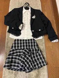 フォーマル 子供服 ジャケット シャツ キュロットセット