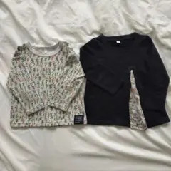 西松屋 ロンT 長袖 女の子 90 2枚セット