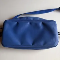 ブルー ポーチ ショルダー付き