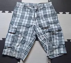 BURBERRY BLACK LABEL ノバチェック カーゴハーフパンツ 73のサムネイル