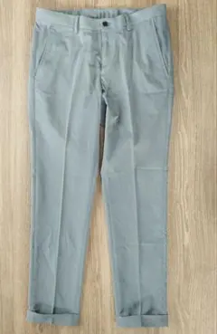 グリーンレーベルリラクシング　スラックス　グレー