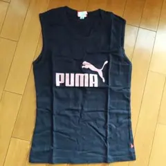 PUMA 黒 タンクトップ S