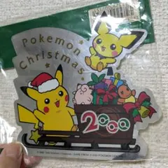 【廃盤品】ポケモンセンター・クリスマスステッカー