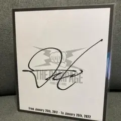 THE RAMPAGE RAY OF LIGHT RIKU直筆サイン色紙 RAMPAGE RIKU サイン入り色紙 紙製品 RIKU(THE RAMPAGE) 直筆