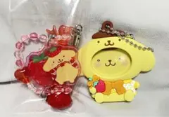 サンリオ ポムポムプリン ストラップ＆缶バッジセット