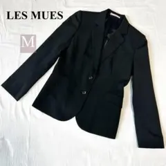 LES MUES テーラードジャケット ブラック M 通勤 オフィス フォーマル