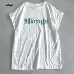 adapt Mirage ロゴプリント 半袖Tシャツ ホワイトのサムネイル