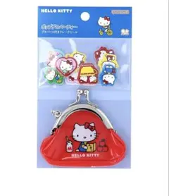 ポップデコパーティー　プチパース付きフレークシール　ハローキティ