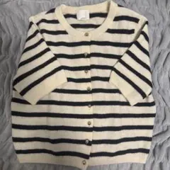 H&M 半袖ニットカーディガン