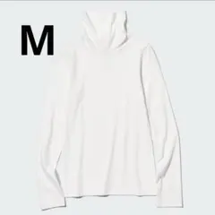 UNIQLOソフトタッチタートルネックTシャツ　M
