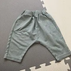 GU 7分丈　ストライプ柄 パンツ 90サイズのサムネイル