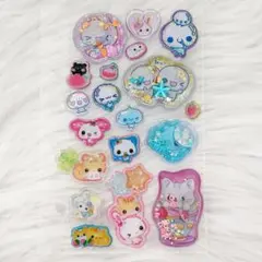 【おすそ分け】平成ファンシー系シール あわわちゃん フワフワらびちゃん