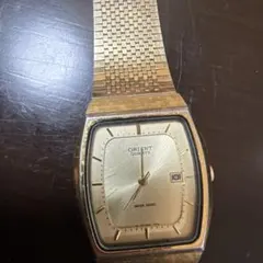 ORIENT QUARTZ 腕時計 ゴールドカラー 本体 2026年最新】ORIENT 文字盤カラー：ゴールド メンズ 腕時計(クォーツ