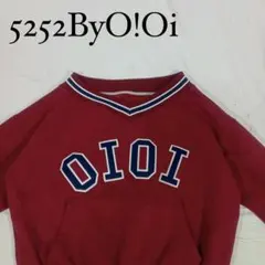 5252 by OiOi スウェット トレーナー 紫 オフショルダー 古着