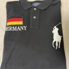 Polo Ralph Lauren ブラック ポロシャツ ドイツ国旗刺繍