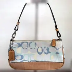 COACH コーチ アクセサリーポーチ シグネチャー キャンバス マルチカラー